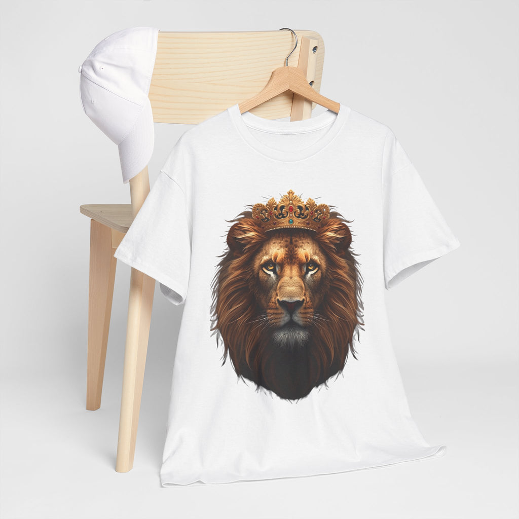 Lion King Crown T-Shirt — Regal Lion Face Graphic Tee