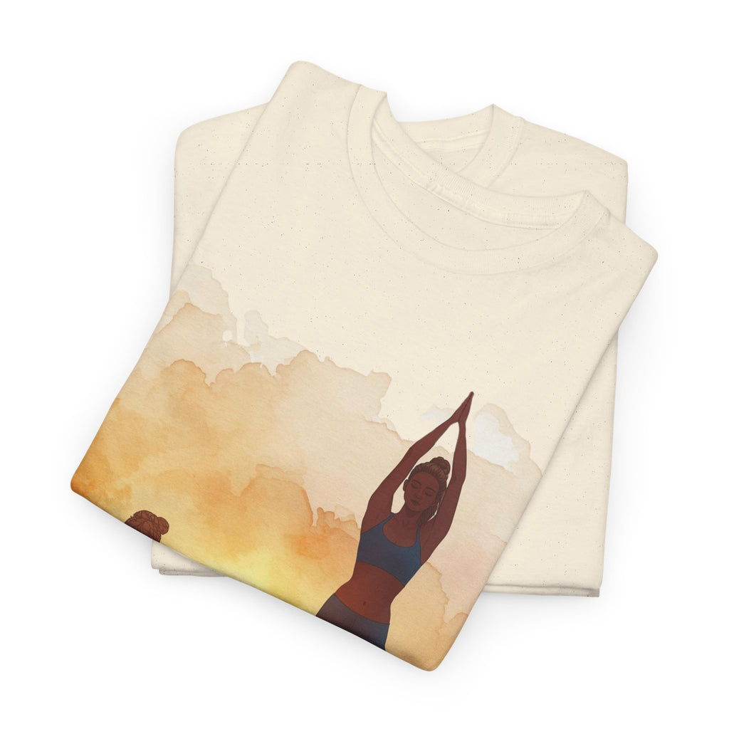 Yoga Sunset Tee — Meditation & Balance T-Shirt