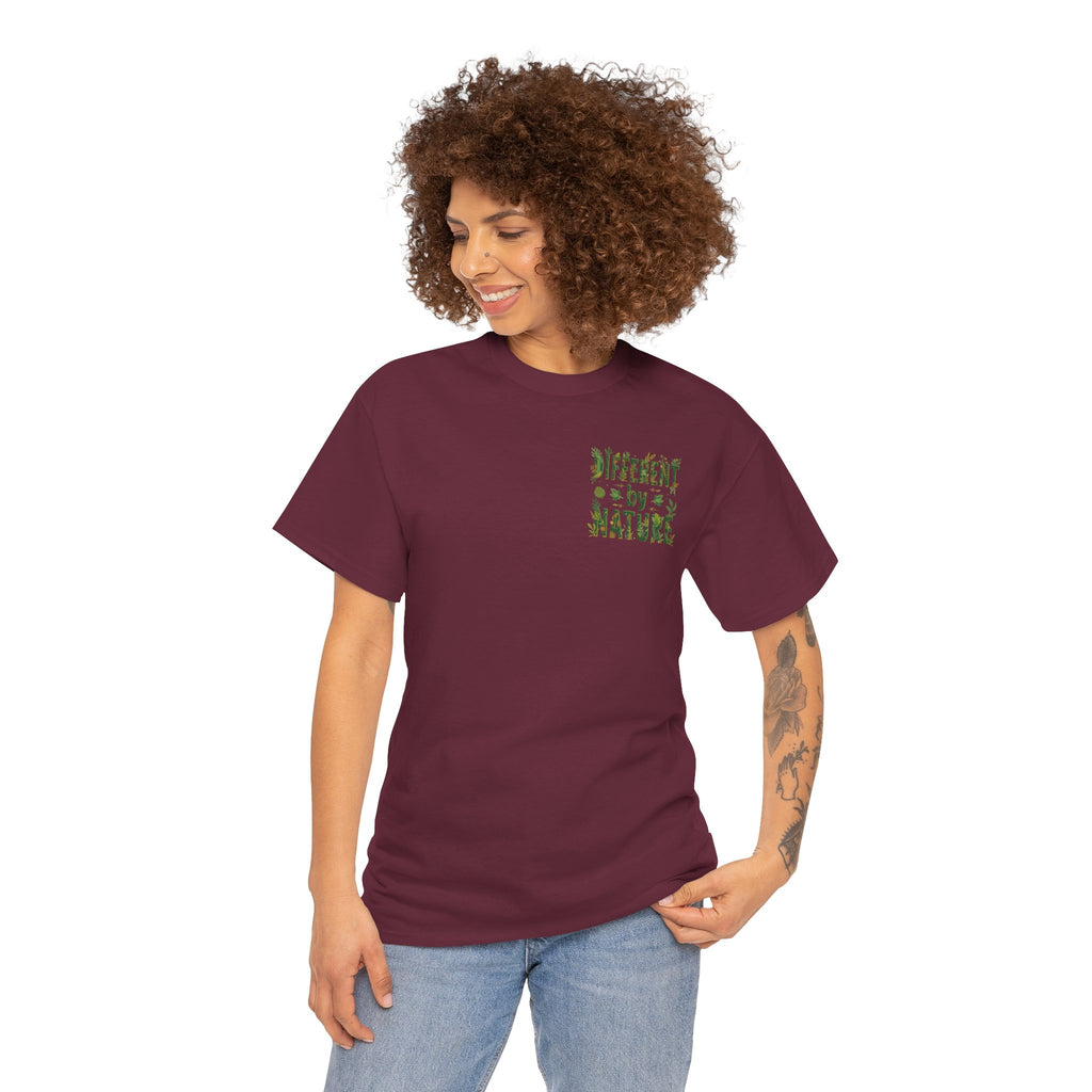 Different By Nature T-Shirt — Botanical Graphic Tee