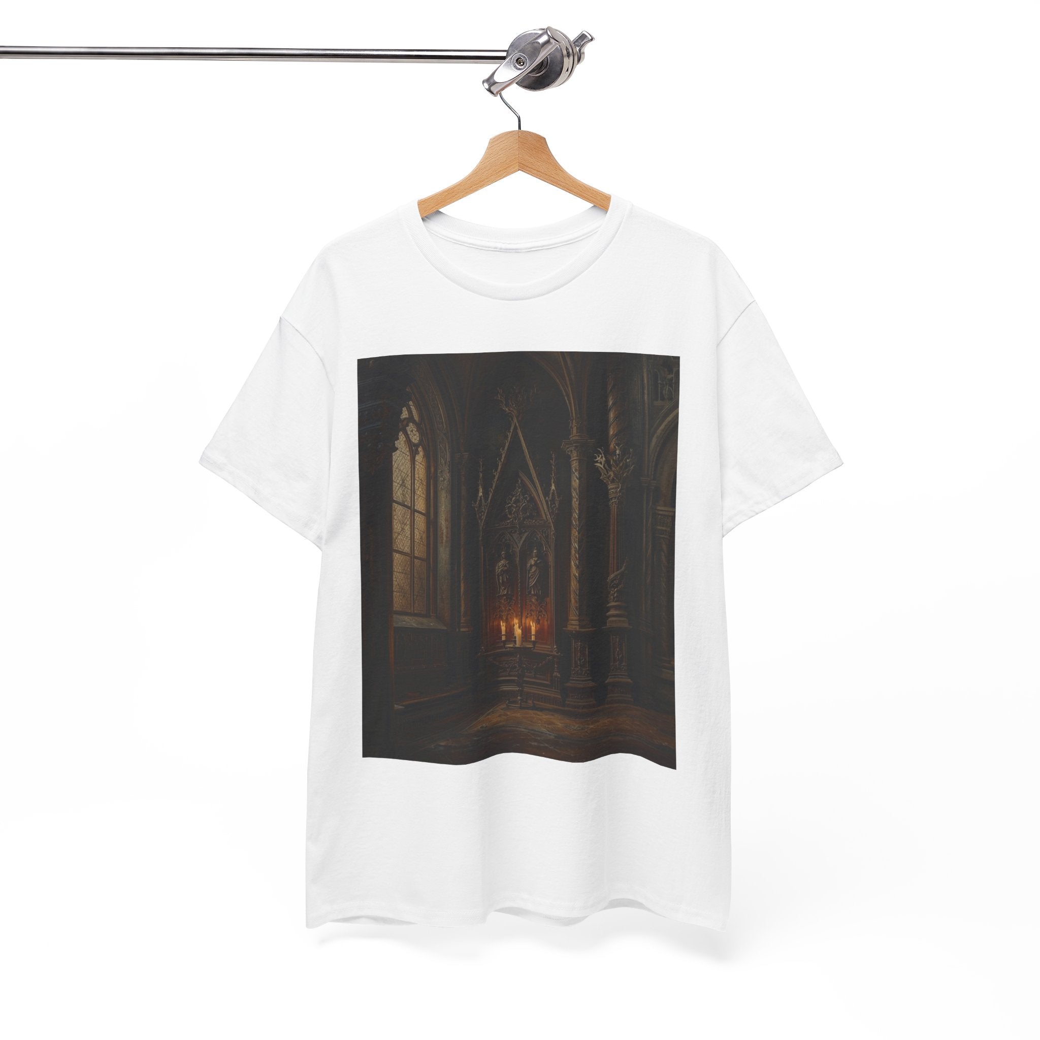Gothic Cathedral Candlelight T-Shirt
