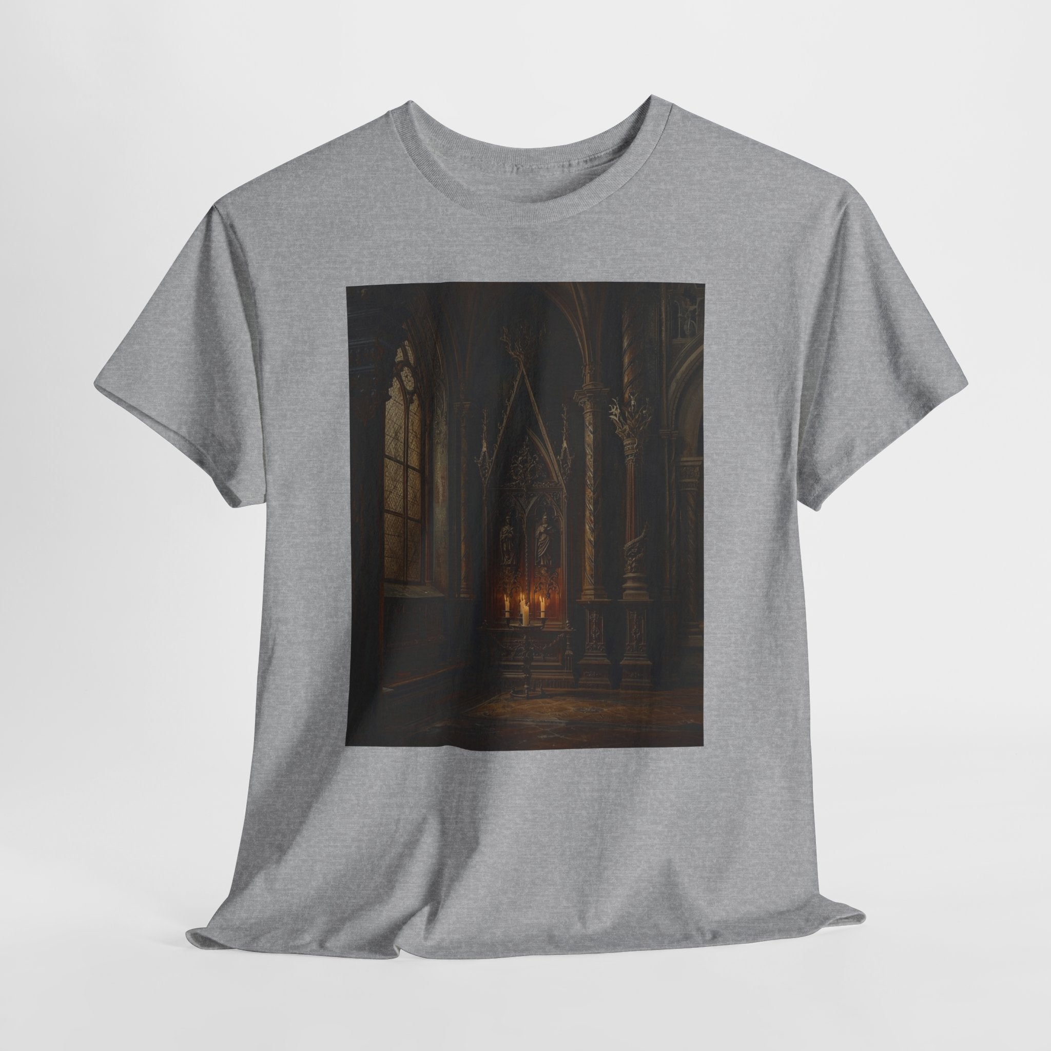 Gothic Cathedral Candlelight T-Shirt