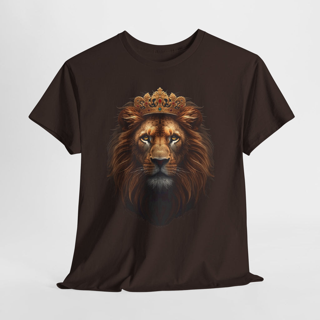 Lion King Crown T-Shirt — Regal Lion Face Graphic Tee