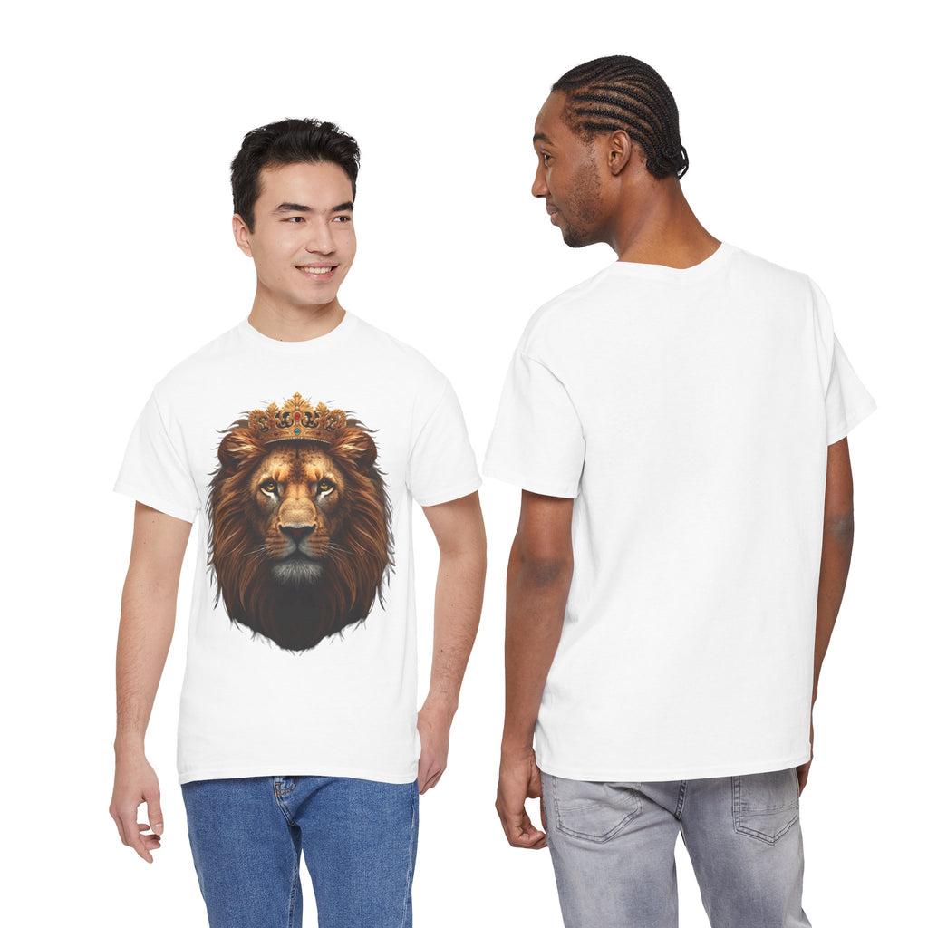 Lion King Crown T-Shirt — Regal Lion Face Graphic Tee