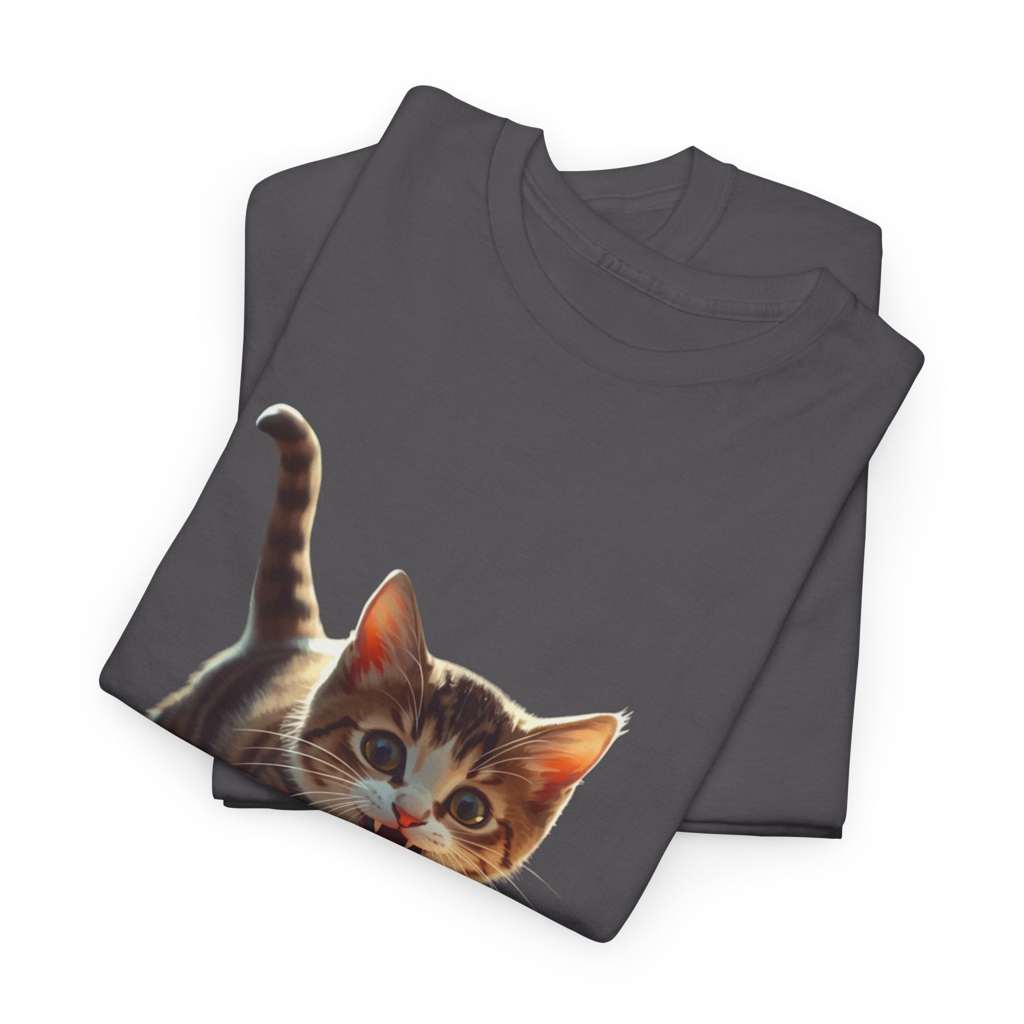 Kitten Graphic Tee — Cute Running Cat T-Shirt for Cat Lovers