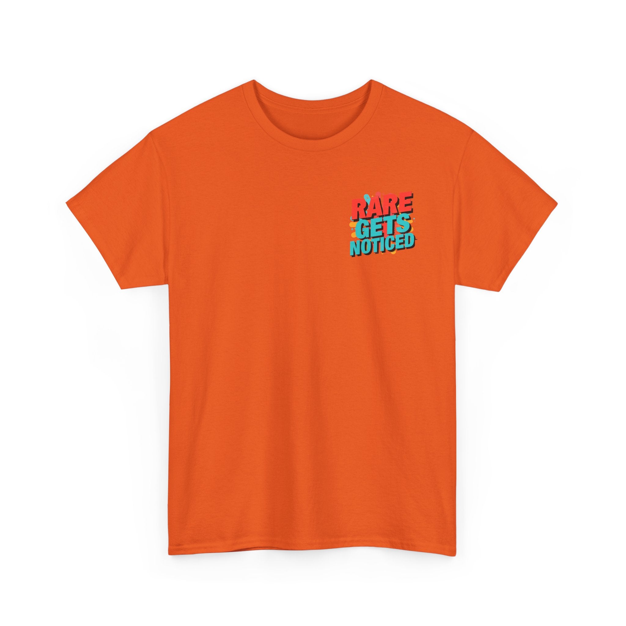 Rare Gets Noticed T-Shirt — Bold Retro Typography Tee