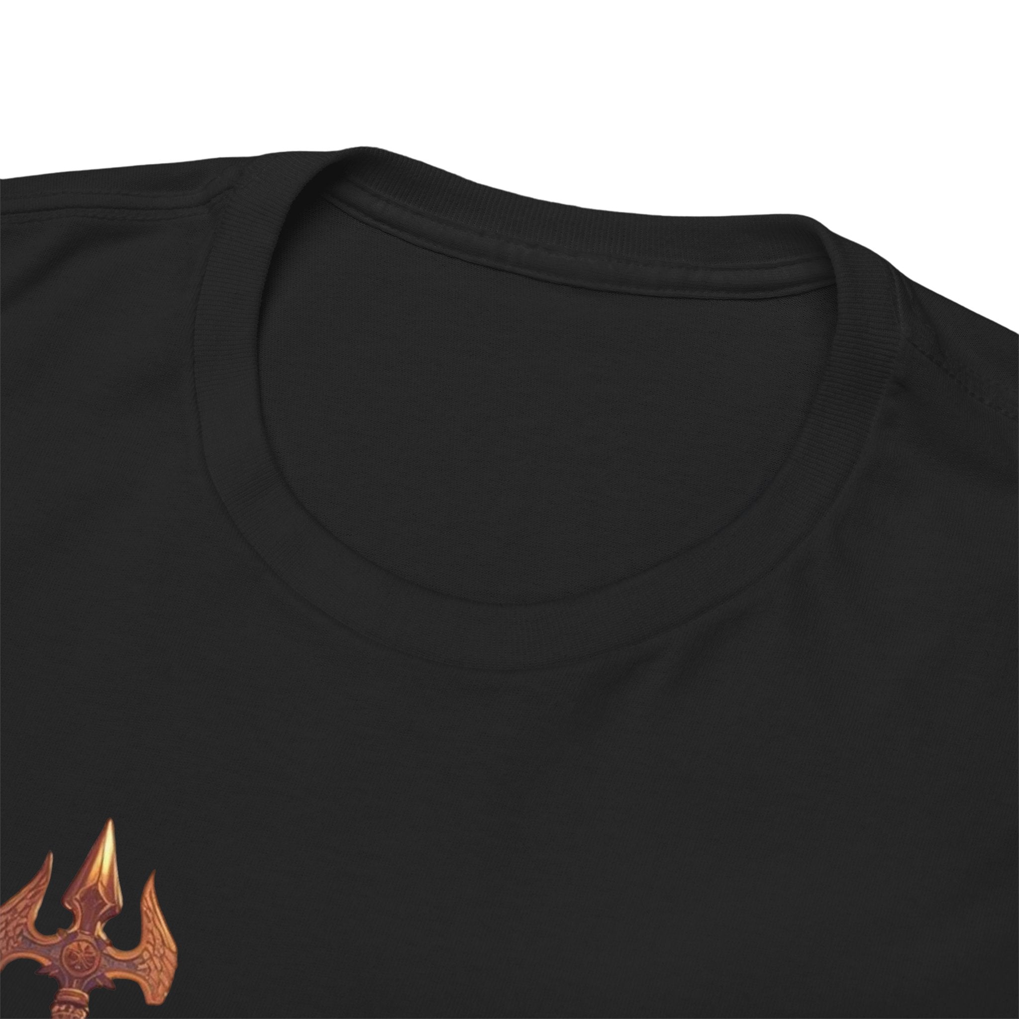 Poseidon Trident Statue T-Shirt — Mythic Sea God Graphic Tee