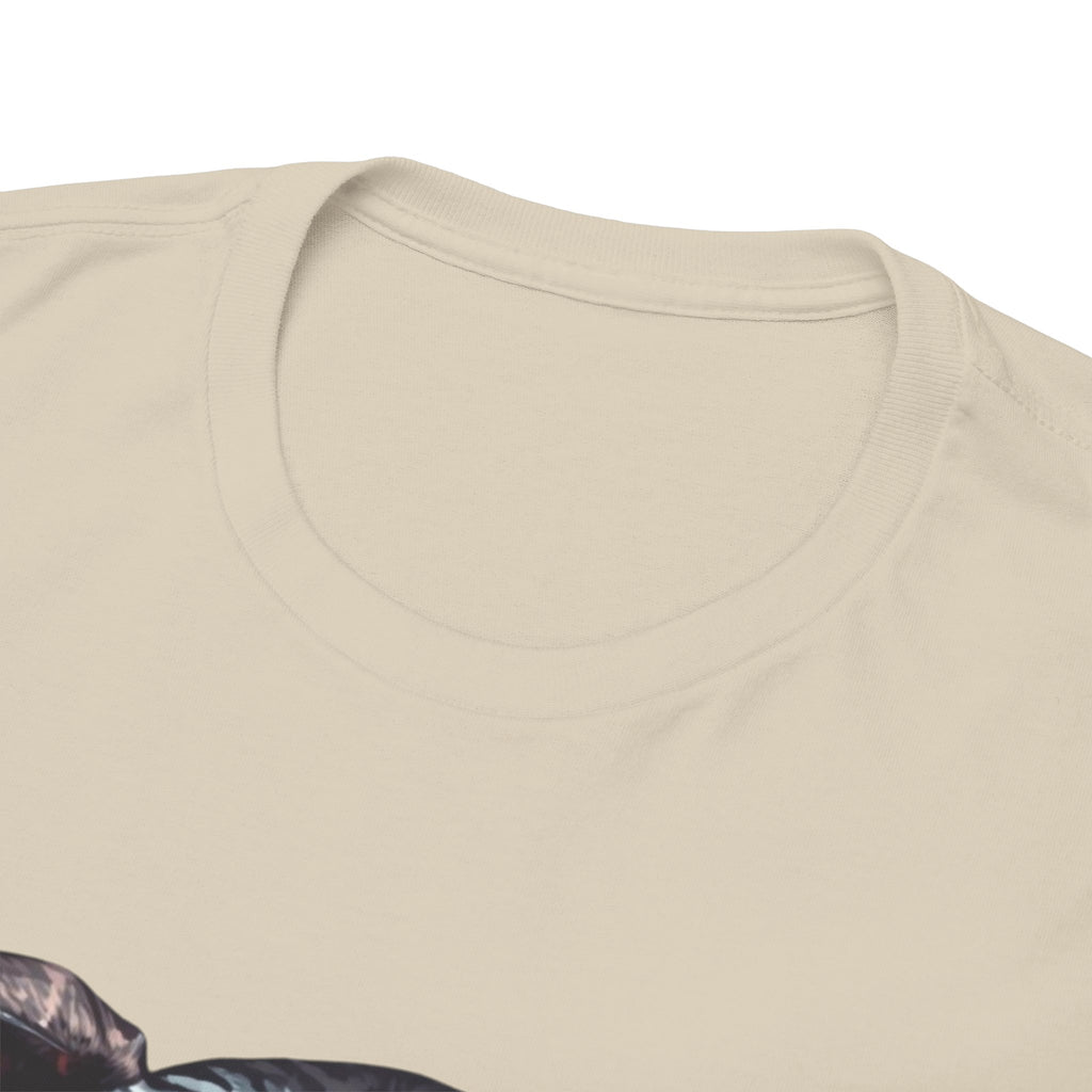 Pitbull Portrait T-Shirt — Realistic Black Dog Face Tee for Dog Lovers