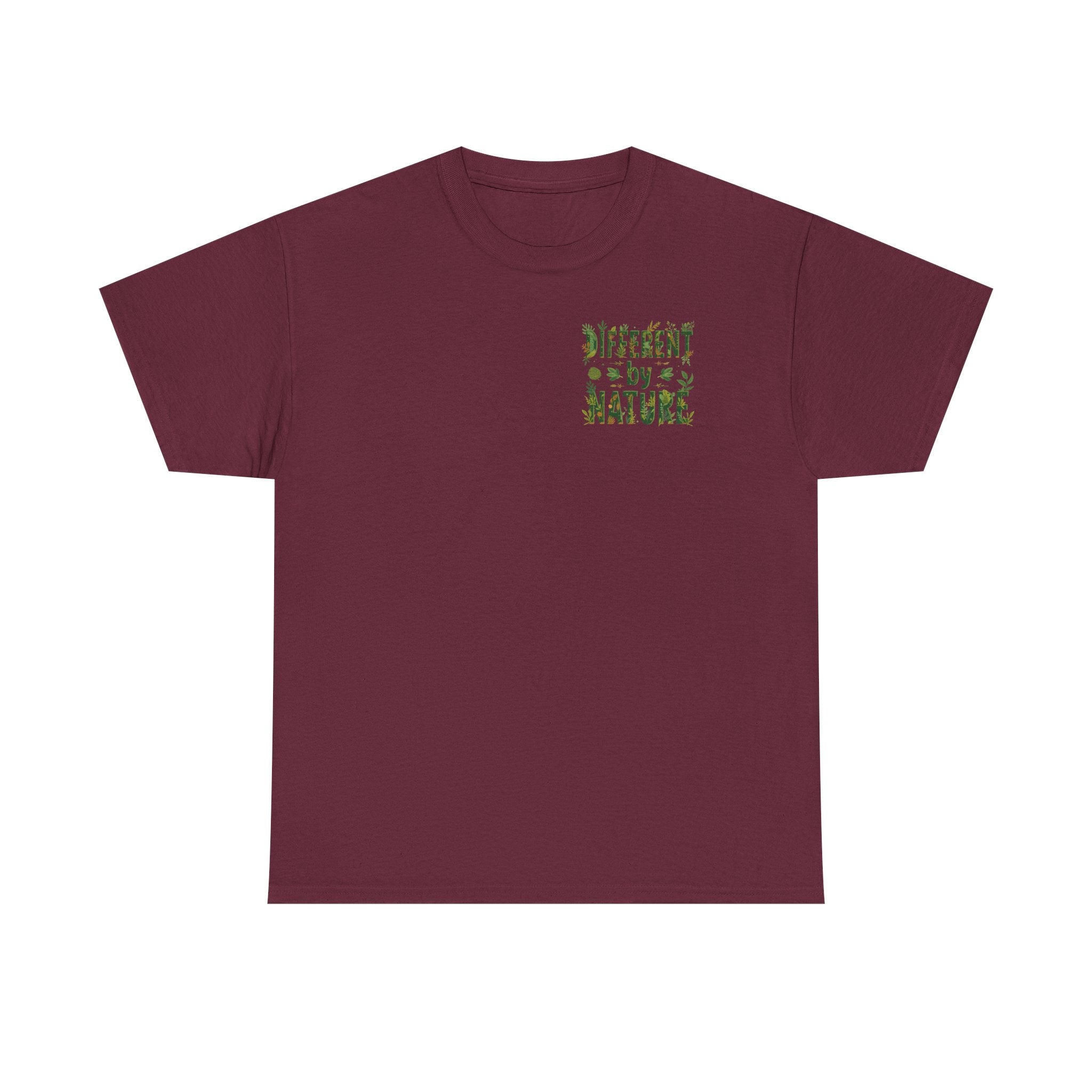 Different By Nature T-Shirt — Botanical Graphic Tee