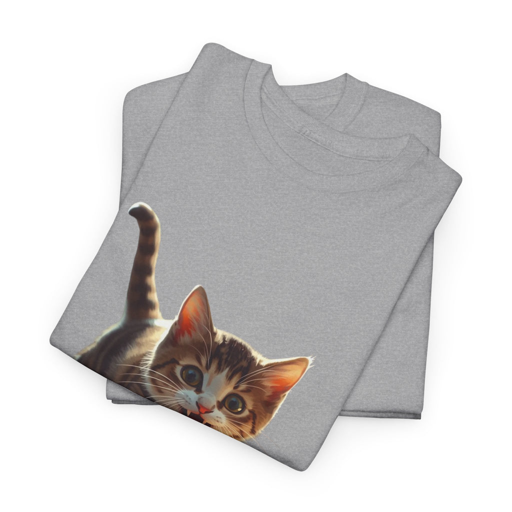 Kitten Graphic Tee — Cute Running Cat T-Shirt for Cat Lovers