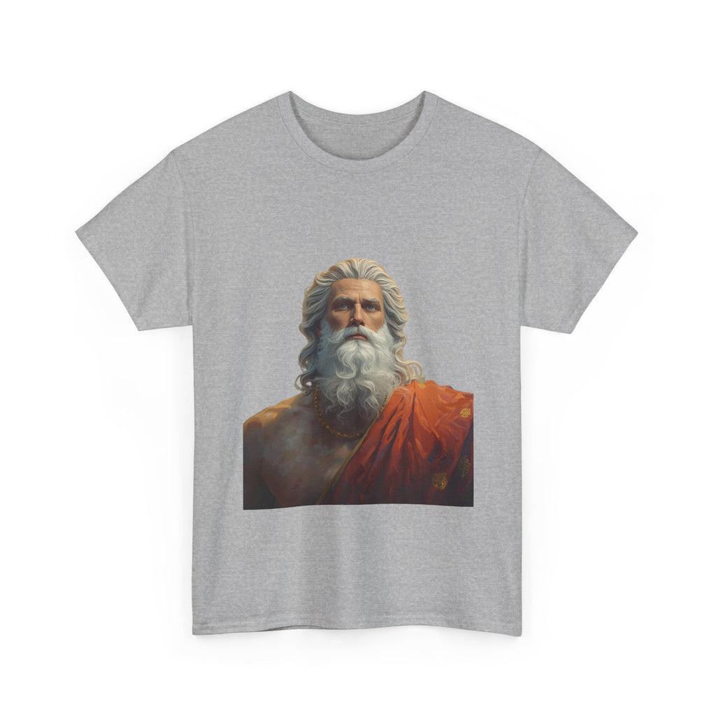 God Portrait T-Shirt — Classical Bearded Deity Art Tee