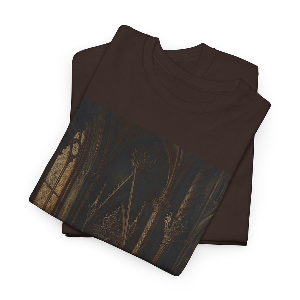 Gothic Cathedral Candlelight T-Shirt