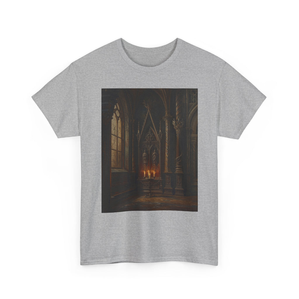 Gothic Cathedral Candlelight T-Shirt