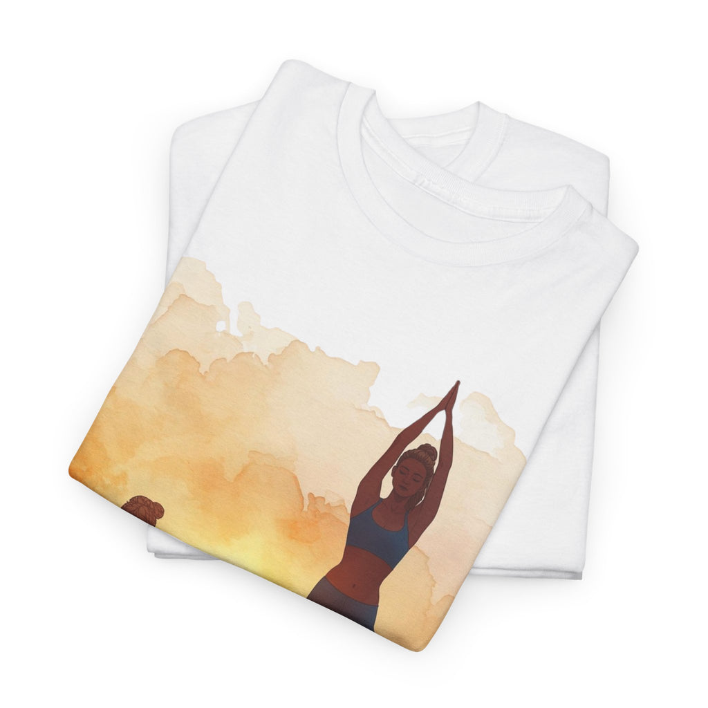 Yoga Sunset Tee — Meditation & Balance T-Shirt
