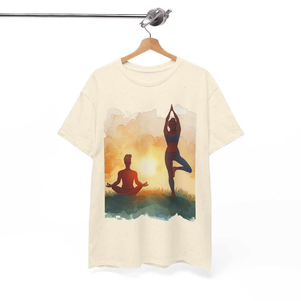 Yoga Sunset Tee — Meditation & Balance T-Shirt