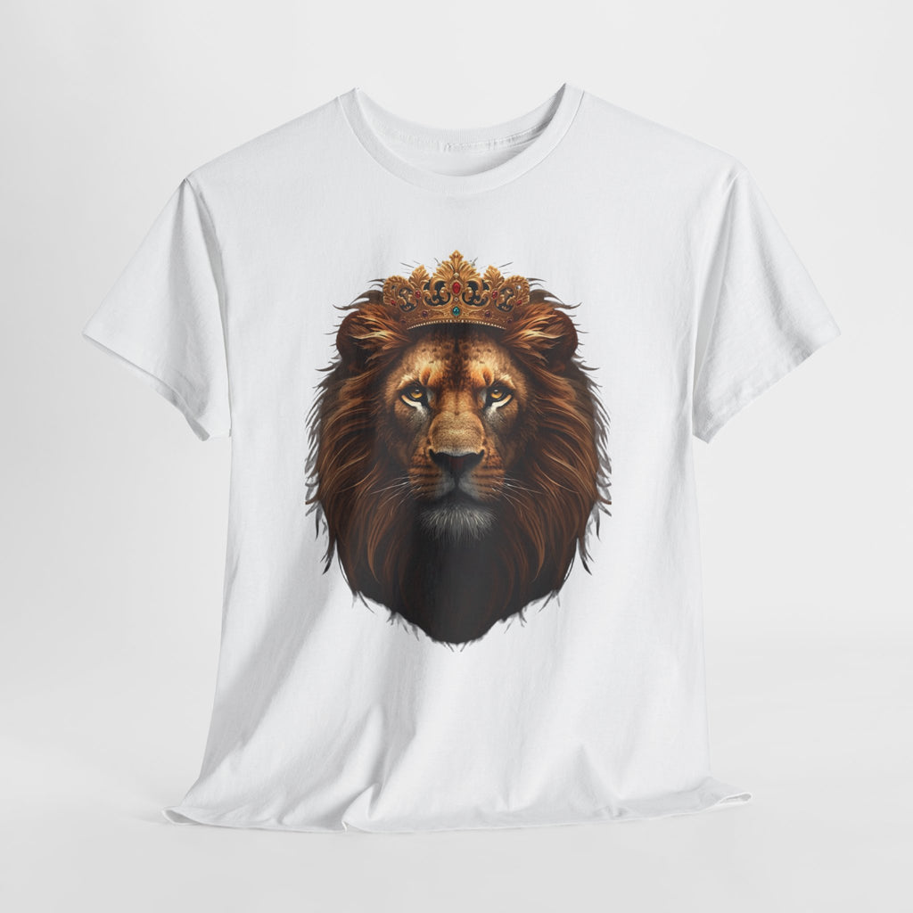 Lion King Crown T-Shirt — Regal Lion Face Graphic Tee