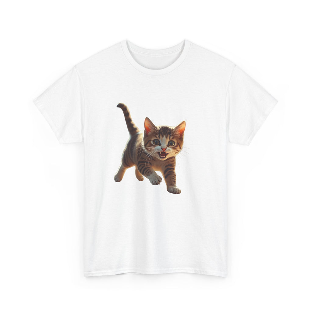 Kitten Graphic Tee — Cute Running Cat T-Shirt for Cat Lovers