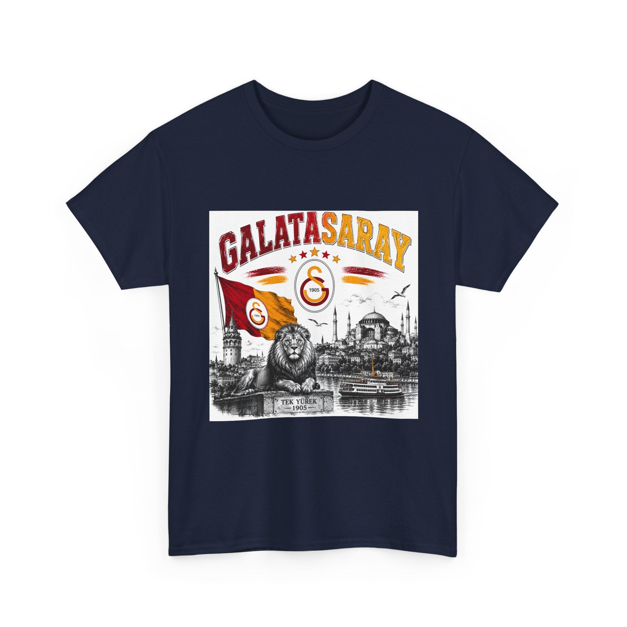 Galatasaray Istanbul Lion T-Shirt – Vintage Soccer Fan Tee
