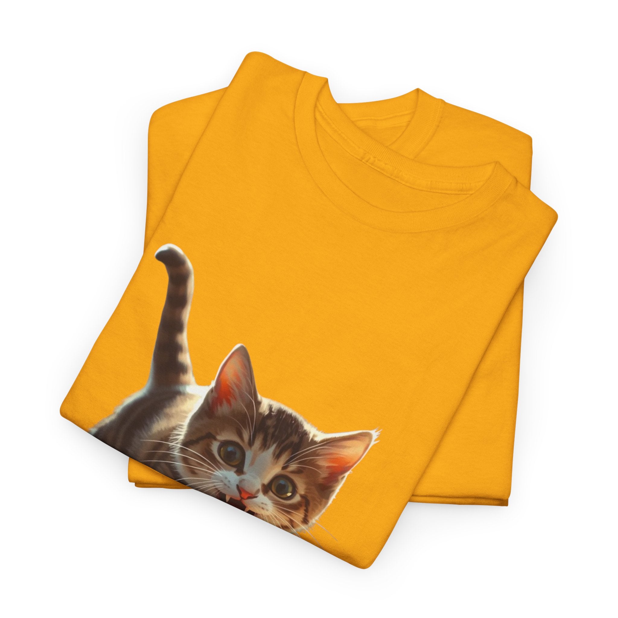 Kitten Graphic Tee — Cute Running Cat T-Shirt for Cat Lovers