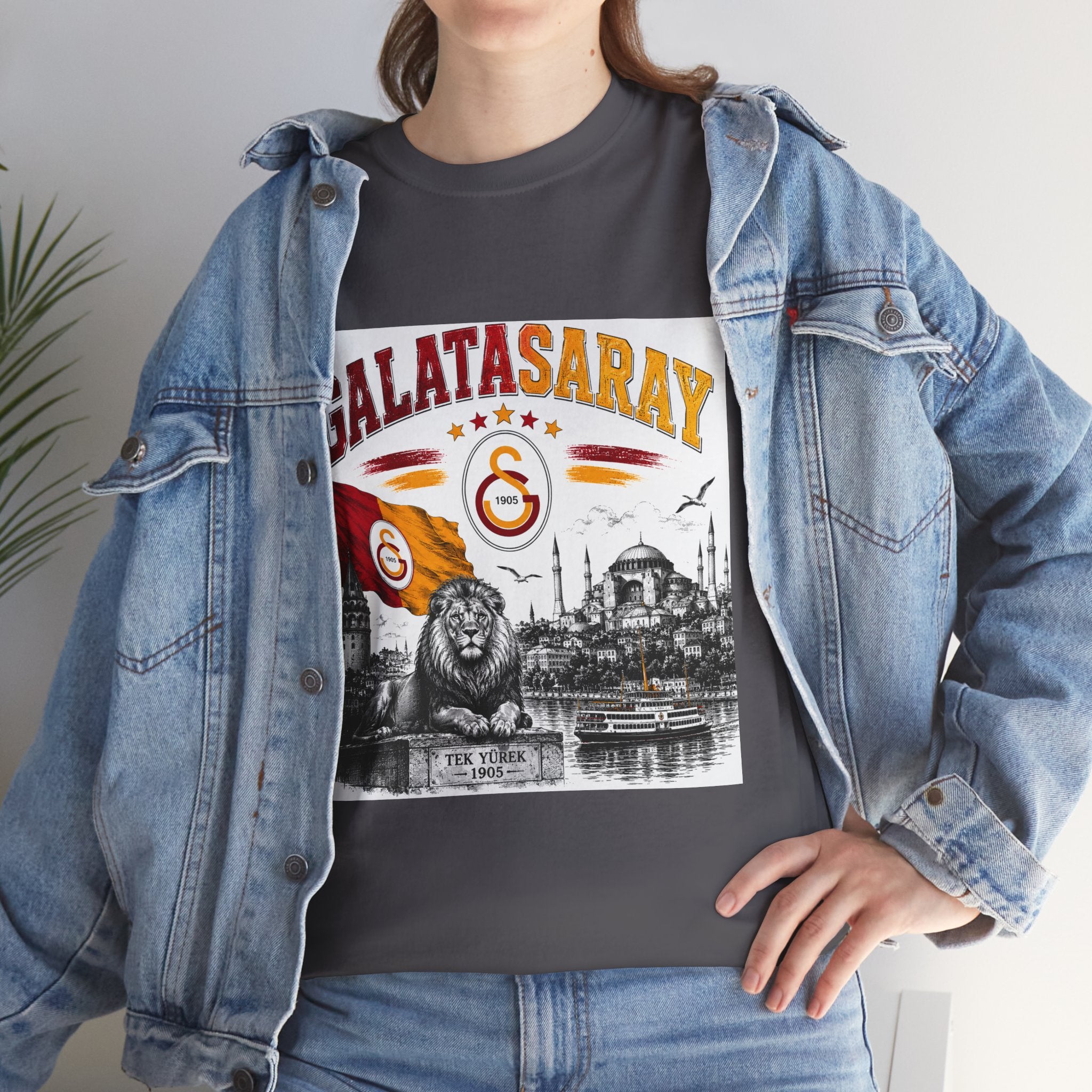 Galatasaray Istanbul Lion T-Shirt – Vintage Soccer Fan Tee
