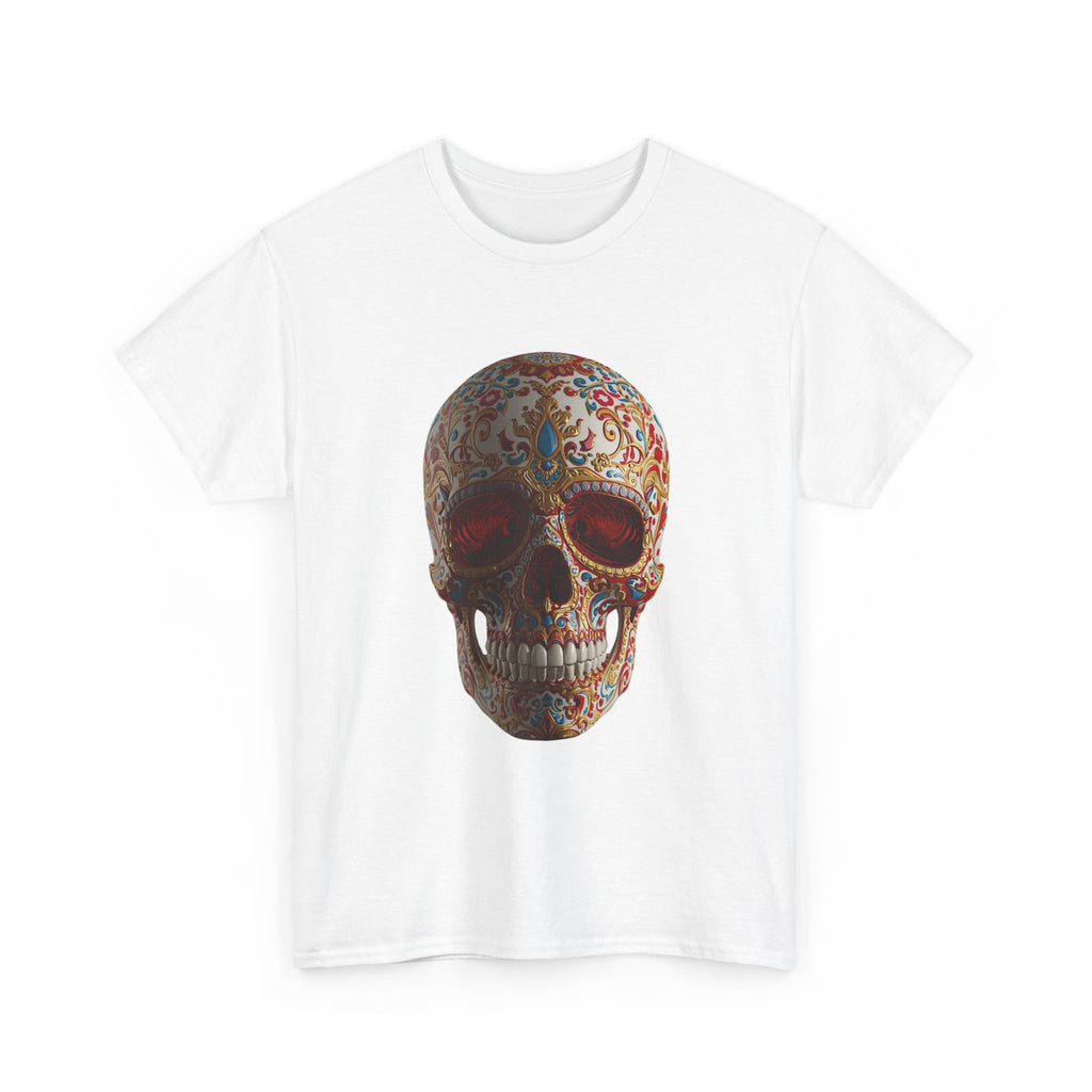 Sugar Skull T-Shirt — Day of the Dead Floral Skull Tee