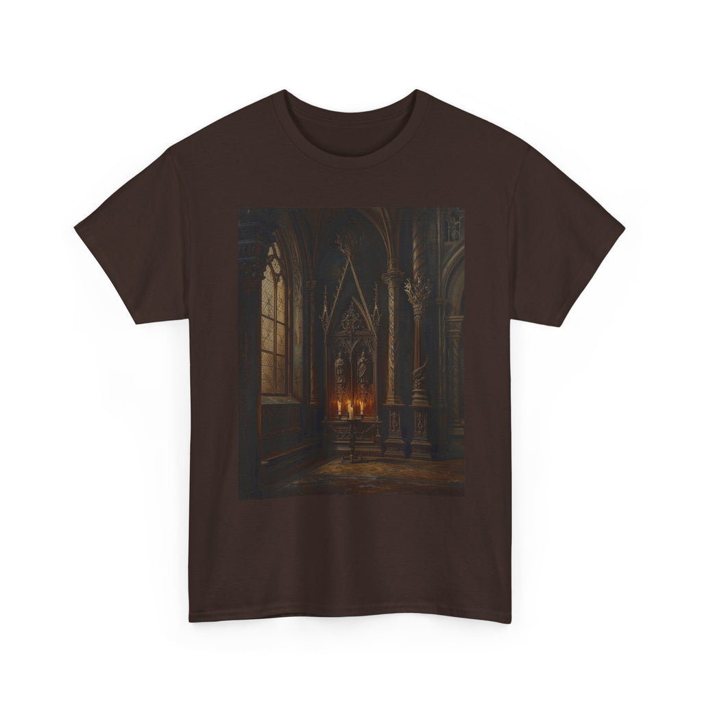 Gothic Cathedral Candlelight T-Shirt
