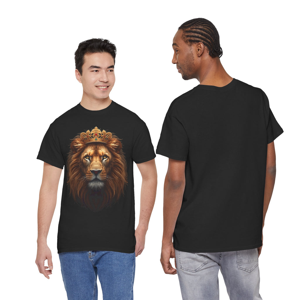 Lion King Crown T-Shirt — Regal Lion Face Graphic Tee