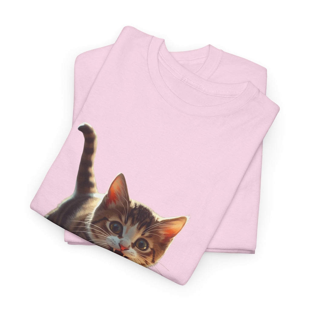 Kitten Graphic Tee — Cute Running Cat T-Shirt for Cat Lovers
