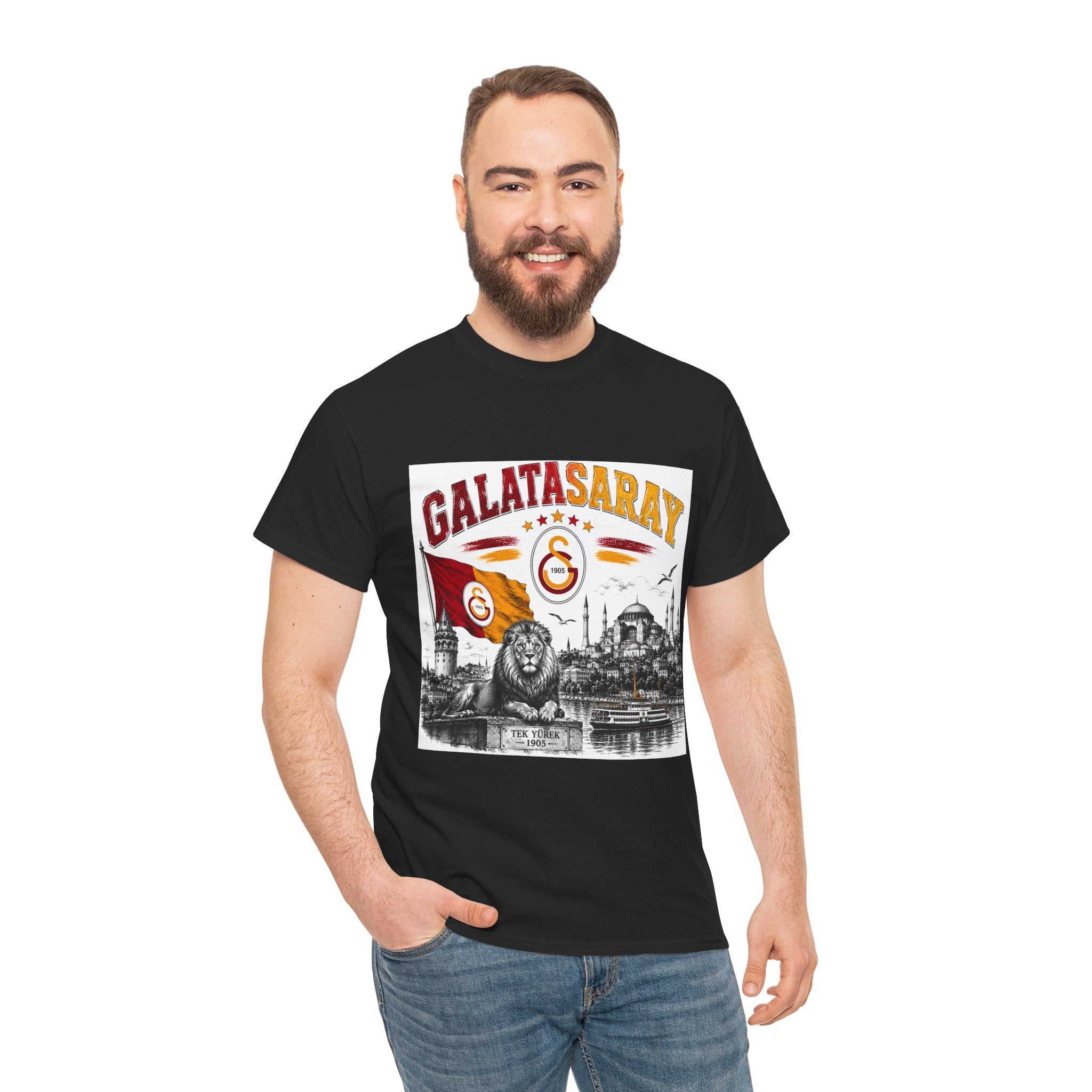 Galatasaray Istanbul Lion T-Shirt – Vintage Soccer Fan Tee