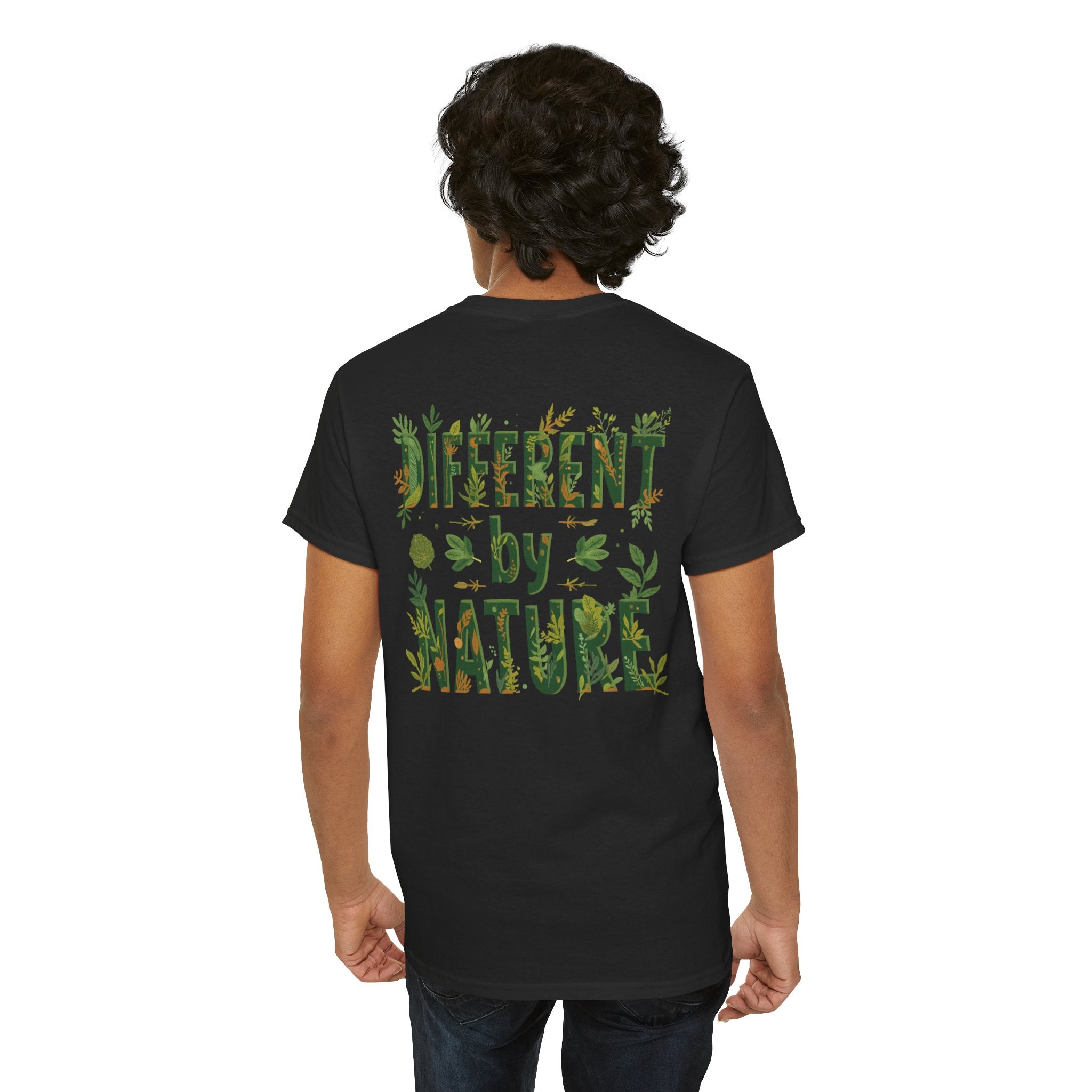 Different By Nature T-Shirt — Botanical Graphic Tee