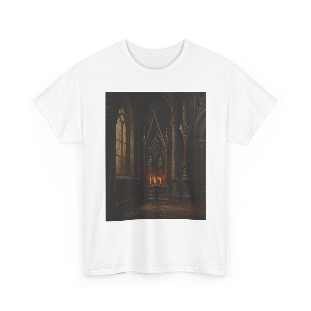 Gothic Cathedral Candlelight T-Shirt