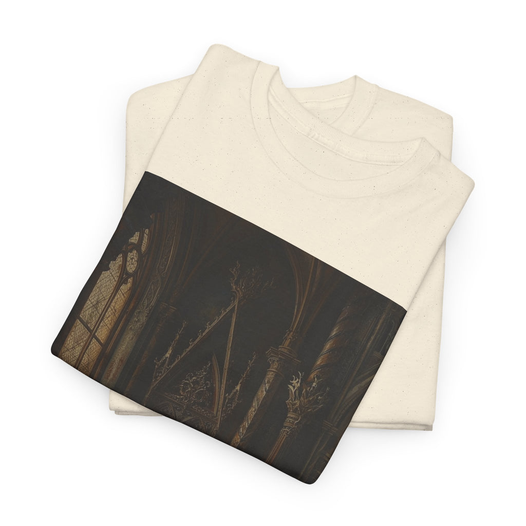 Gothic Cathedral Candlelight T-Shirt