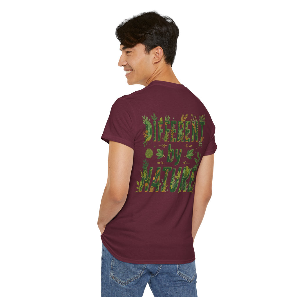 Different By Nature T-Shirt — Botanical Graphic Tee