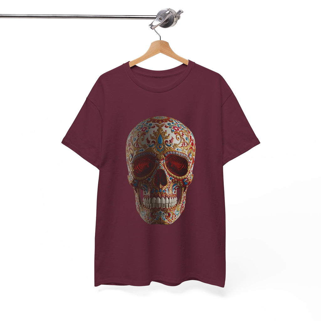 Sugar Skull T-Shirt — Day of the Dead Floral Skull Tee