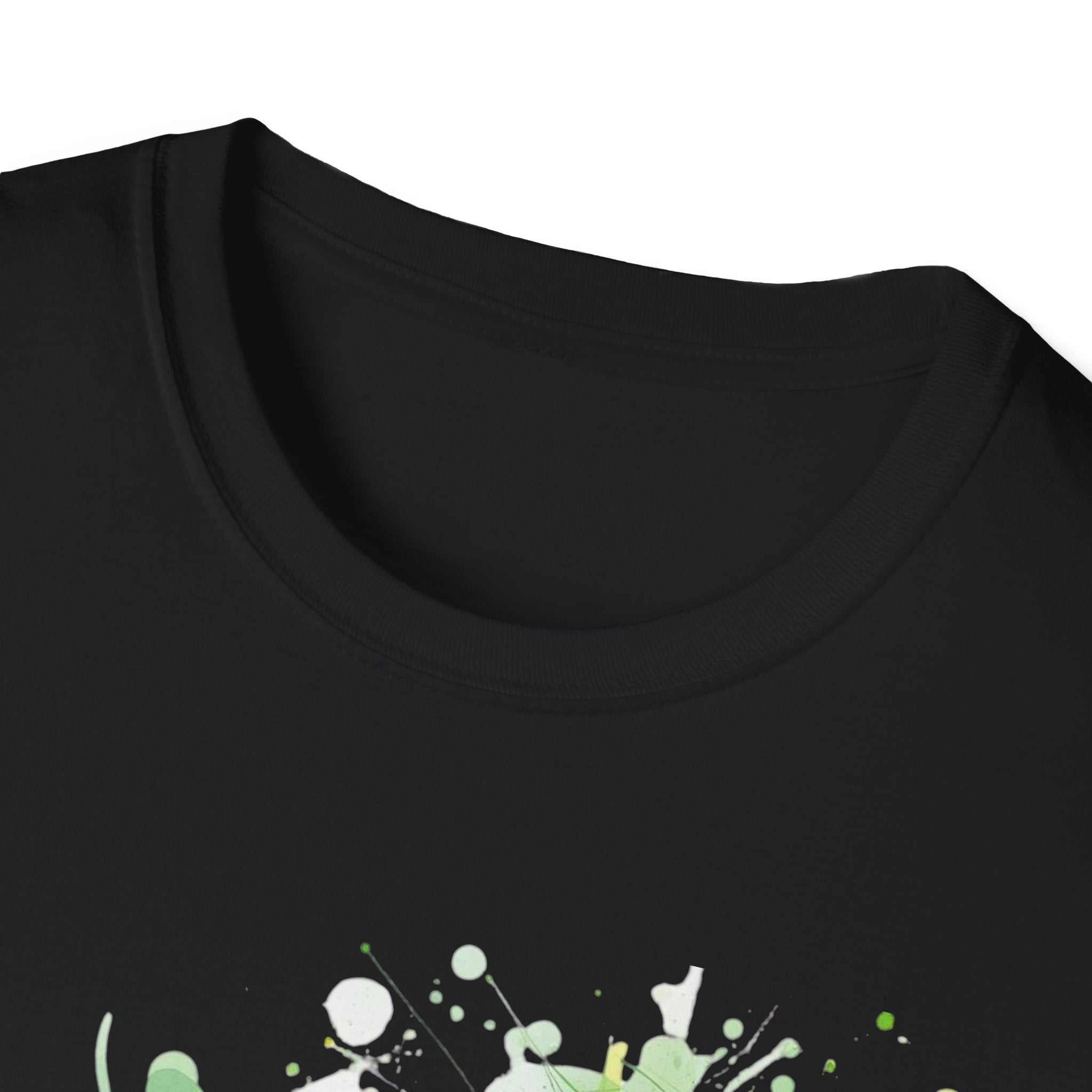 Runner Silhouette T-Shirt — Green Abstract Athletic Art