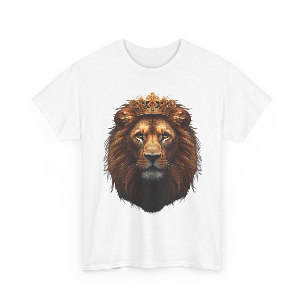 Lion King Crown T-Shirt — Regal Lion Face Graphic Tee