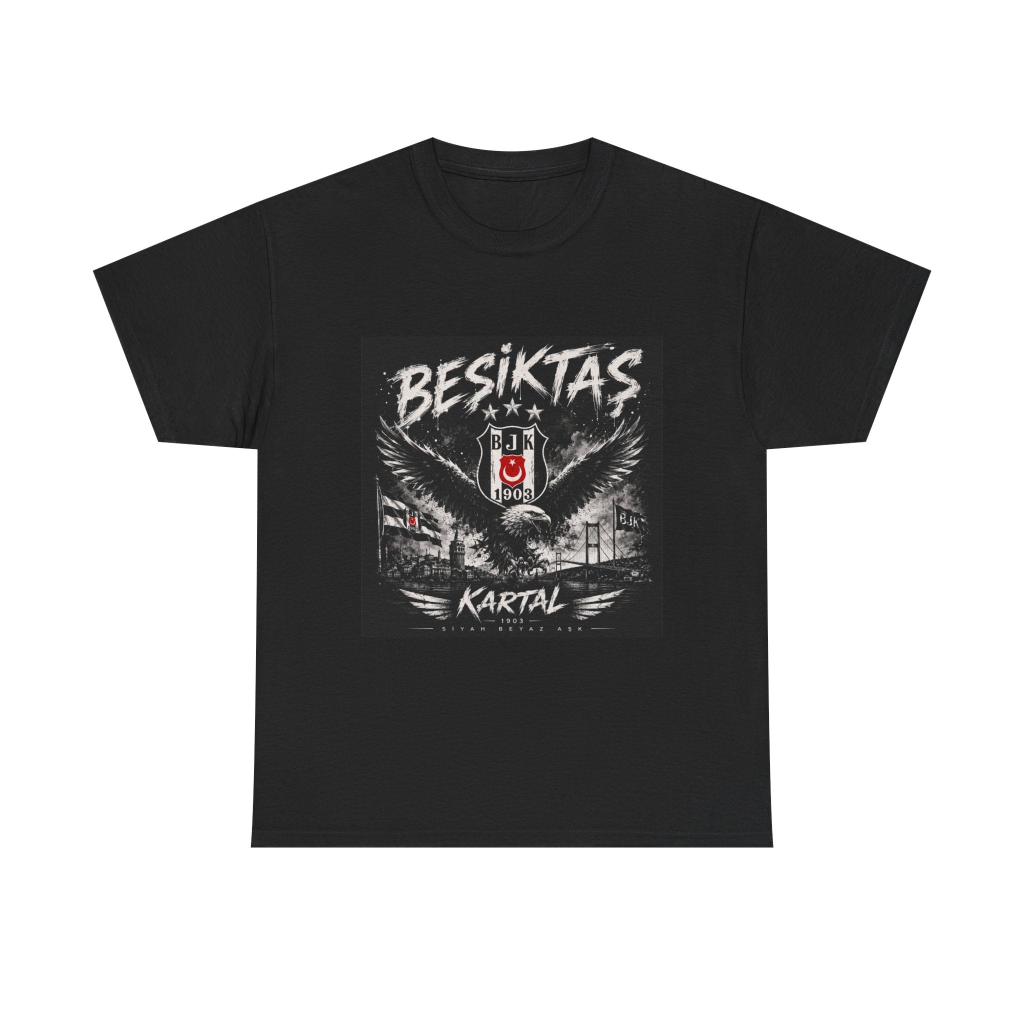 Beşiktaş Kartal T‑Shirt — Turkish Football Club Graphic Tee
