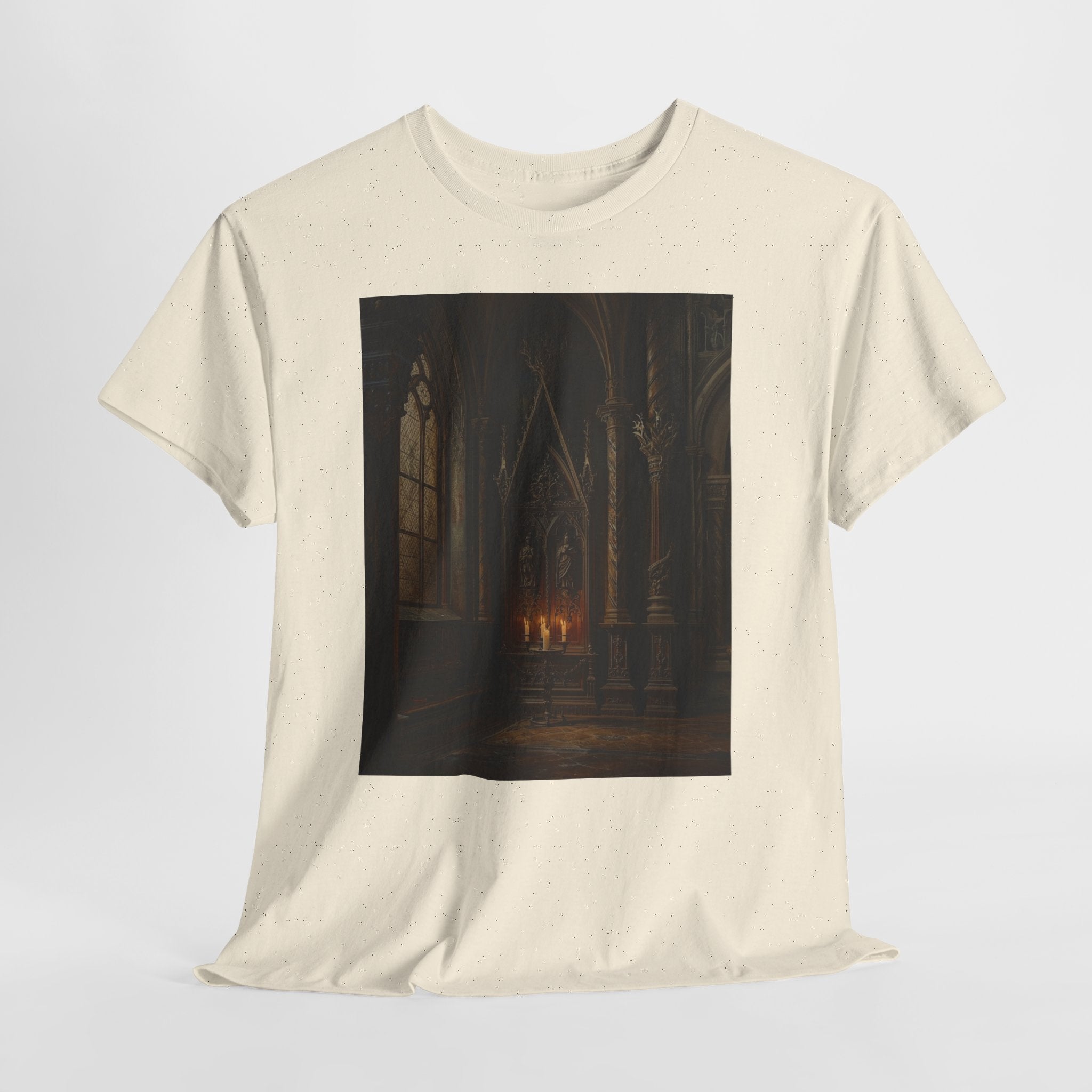 Gothic Cathedral Candlelight T-Shirt