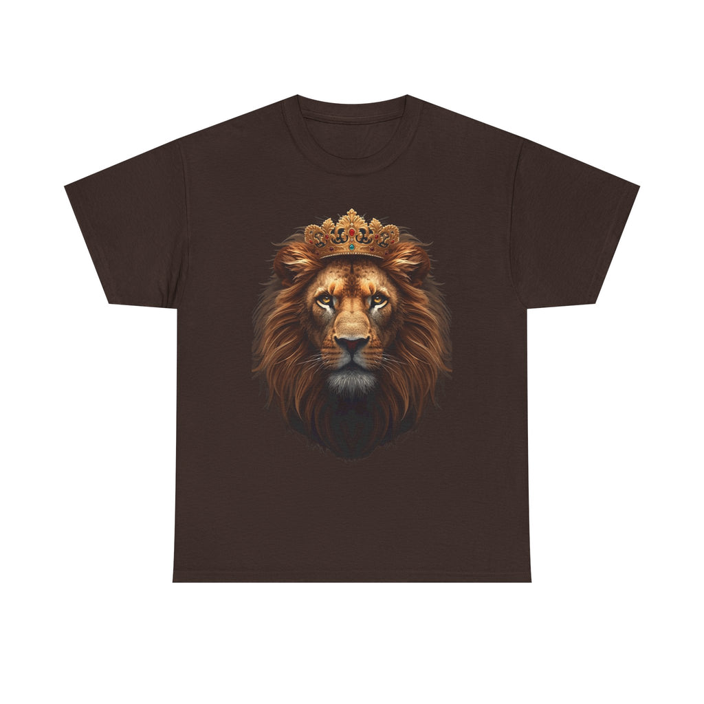 Lion King Crown T-Shirt — Regal Lion Face Graphic Tee