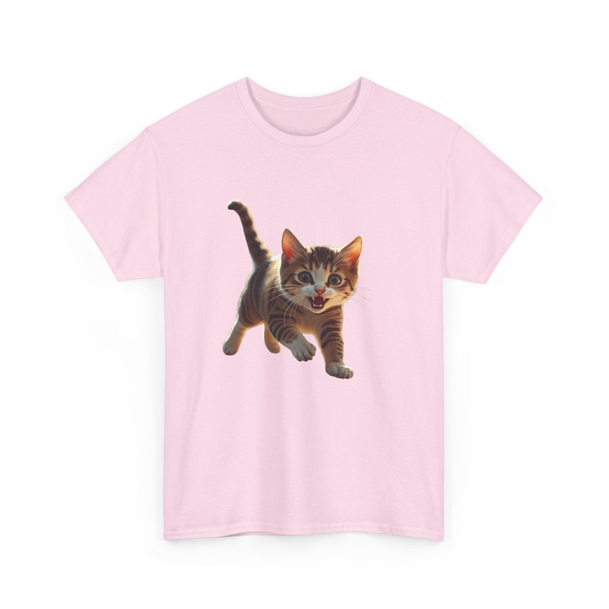Kitten Graphic Tee — Cute Running Cat T-Shirt for Cat Lovers