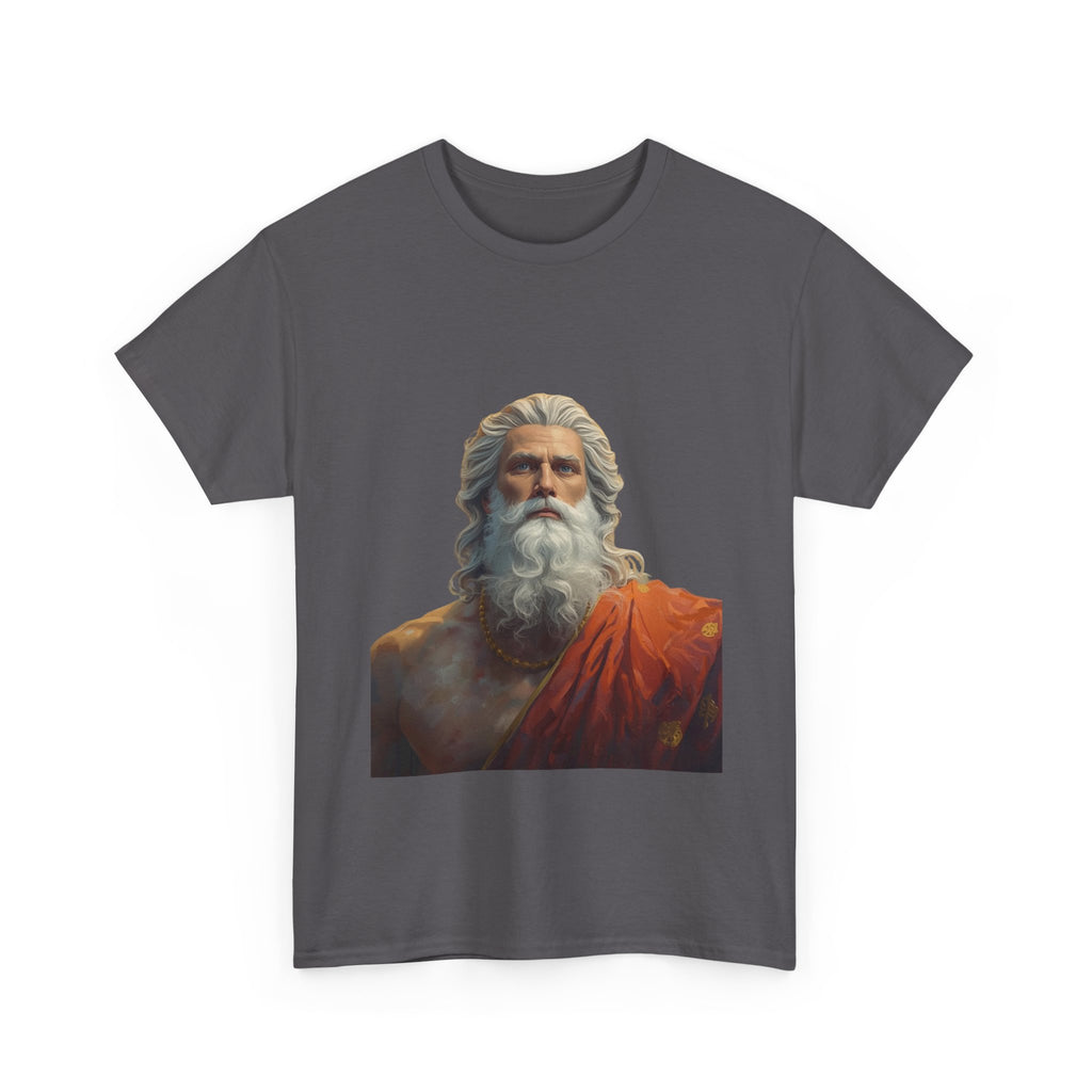 God Portrait T-Shirt — Classical Bearded Deity Art Tee
