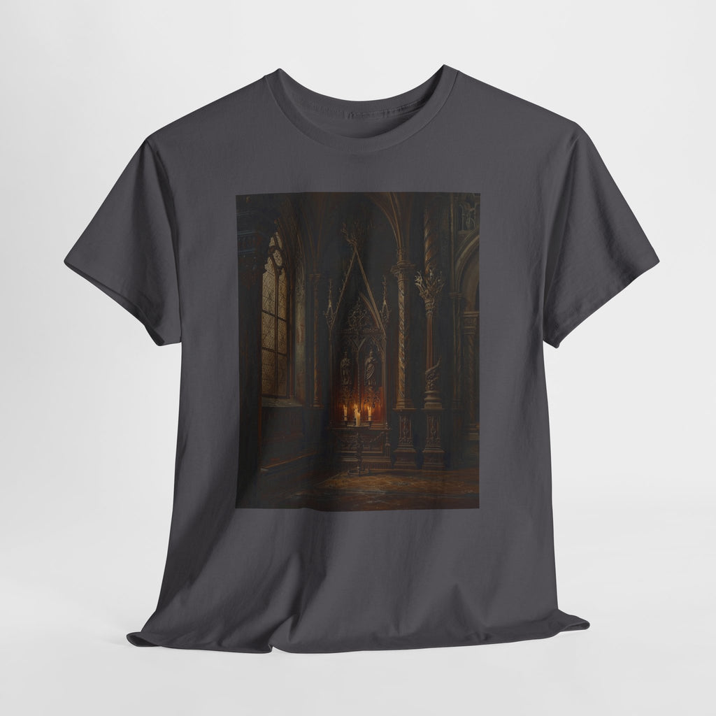 Gothic Cathedral Candlelight T-Shirt