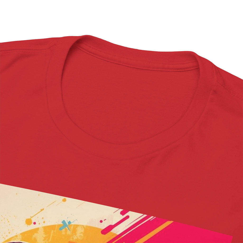 Pit Bull Pop Art T-Shirt — Colorful Abstract Dog Portrait Tee
