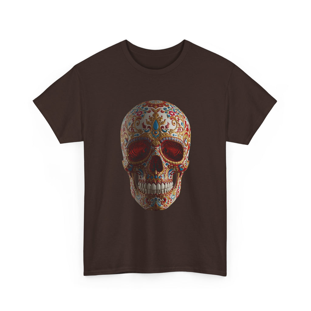 Sugar Skull T-Shirt — Day of the Dead Floral Skull Tee