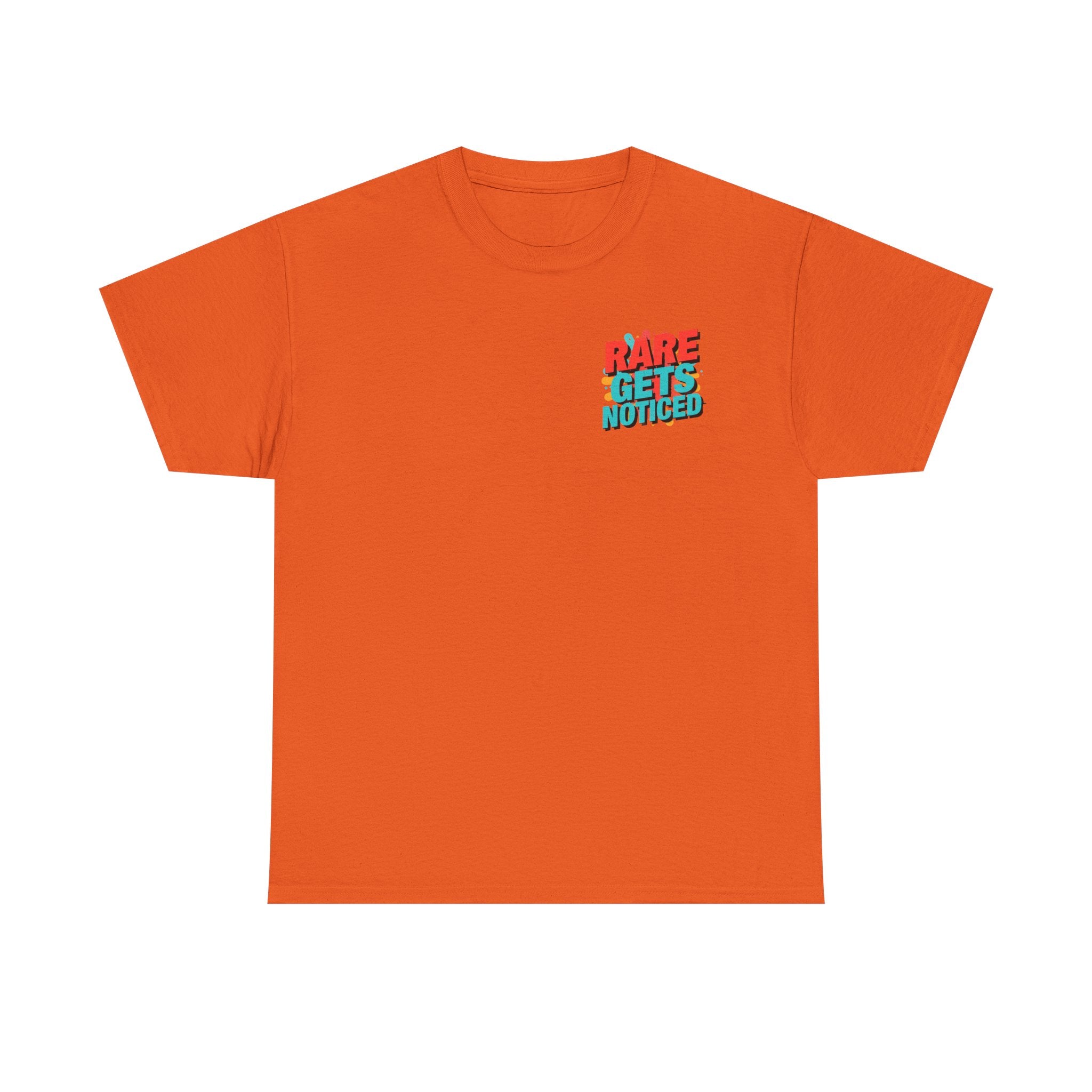 Rare Gets Noticed T-Shirt — Bold Retro Typography Tee