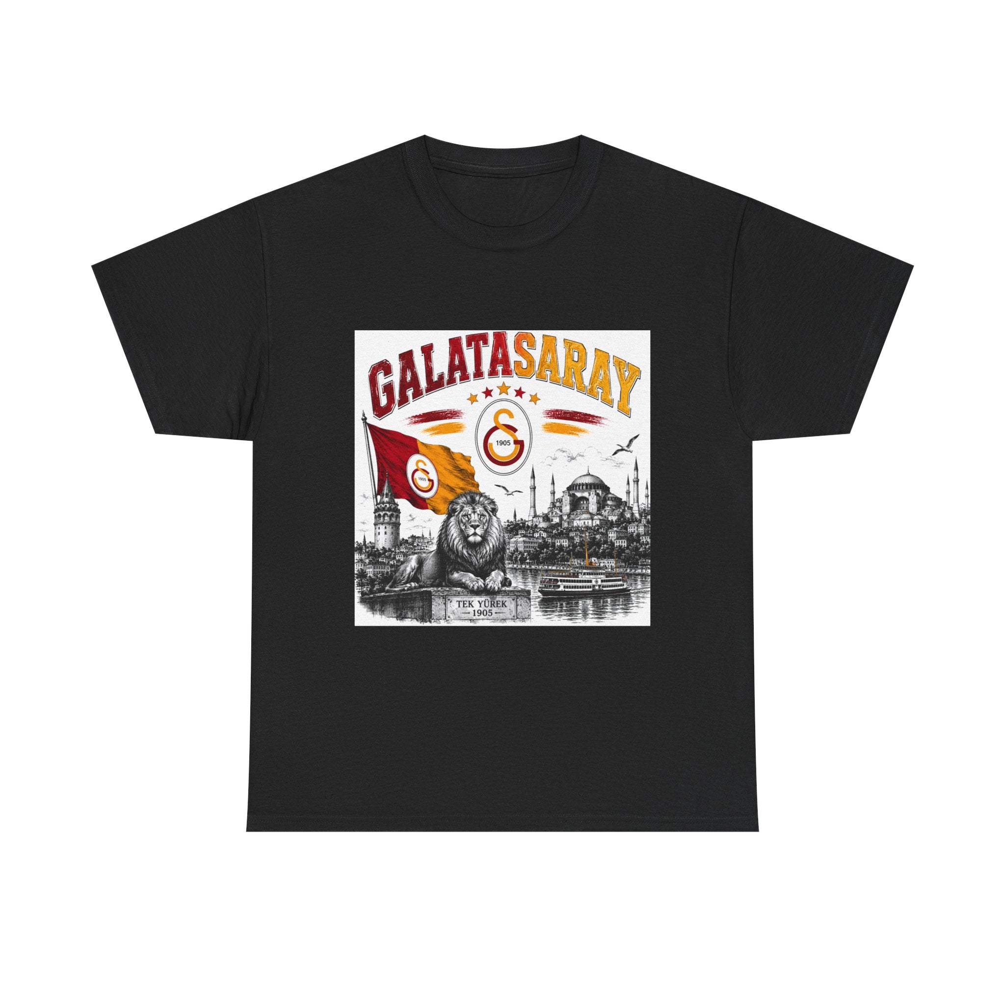 Galatasaray Istanbul Lion T-Shirt – Vintage Soccer Fan Tee