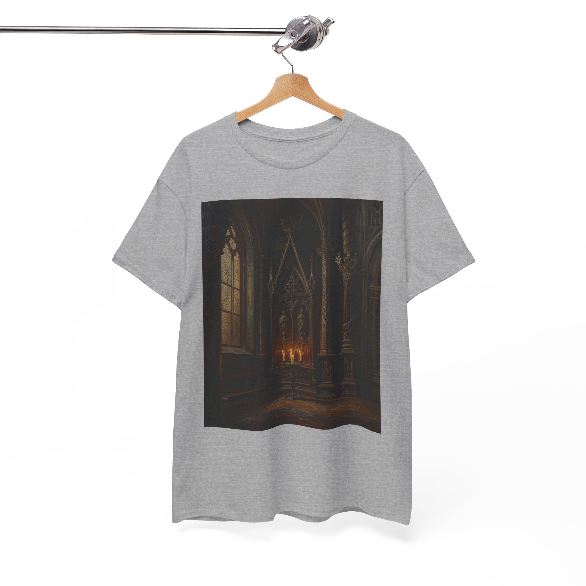Gothic Cathedral Candlelight T-Shirt