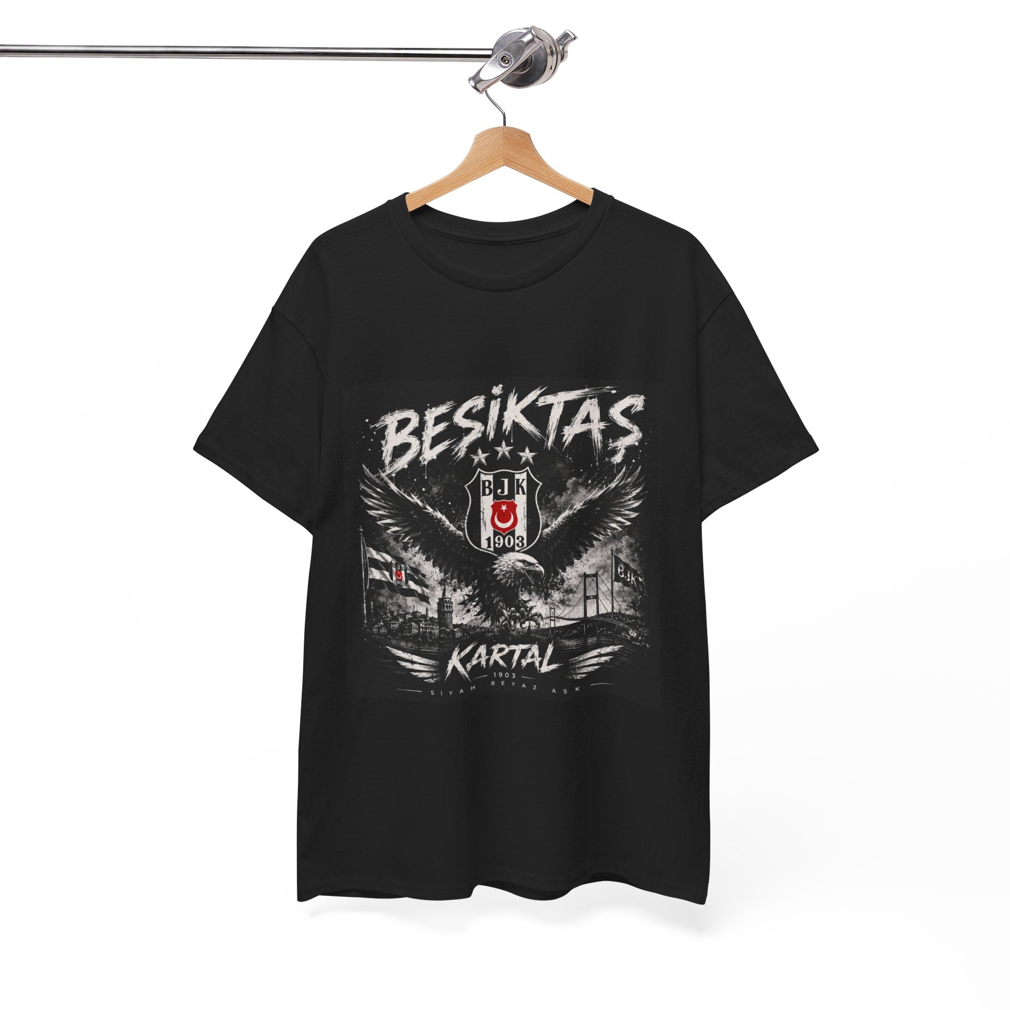 Beşiktaş Kartal T‑Shirt — Turkish Football Club Graphic Tee