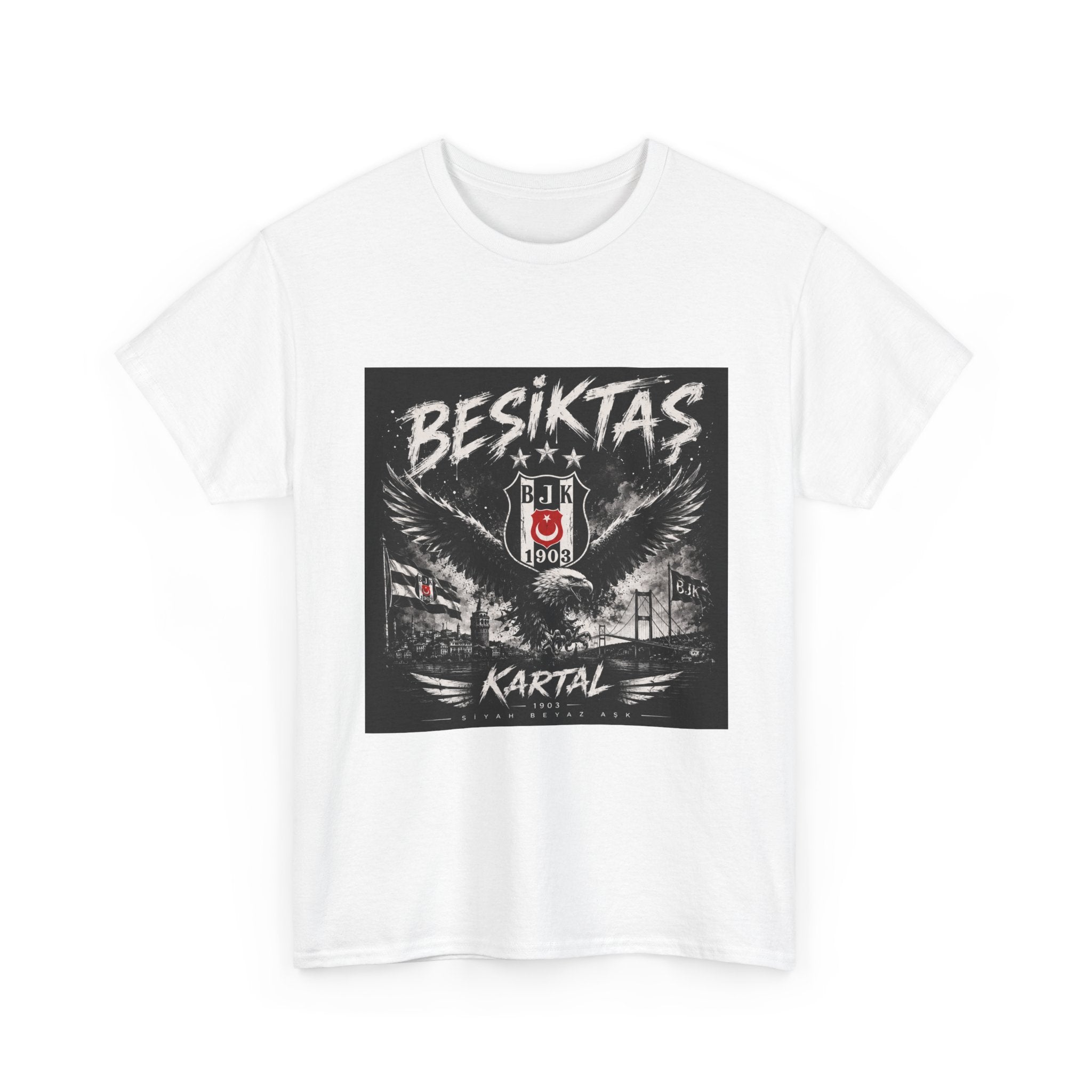 Beşiktaş Kartal T‑Shirt — Turkish Football Club Graphic Tee