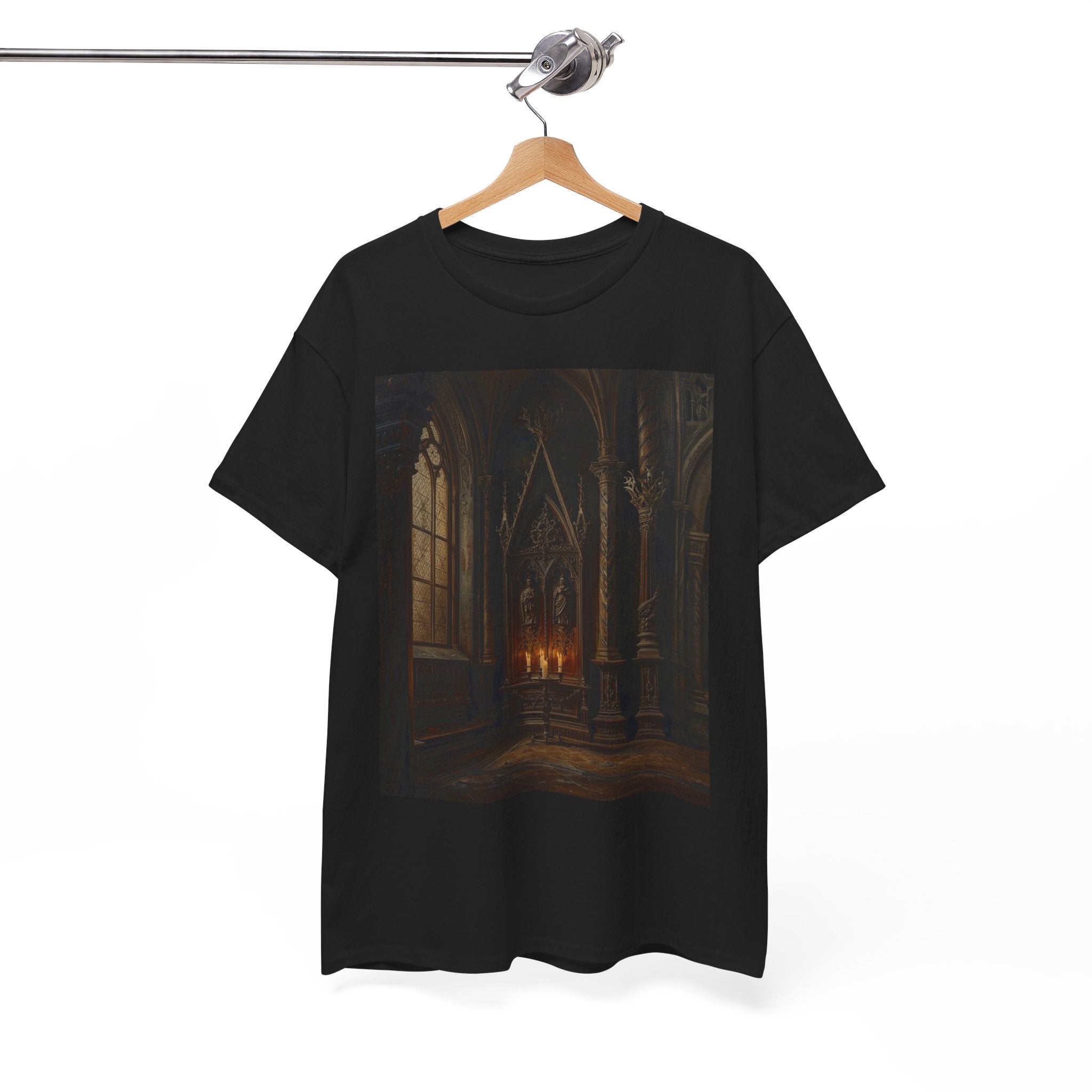 Gothic Cathedral Candlelight T-Shirt