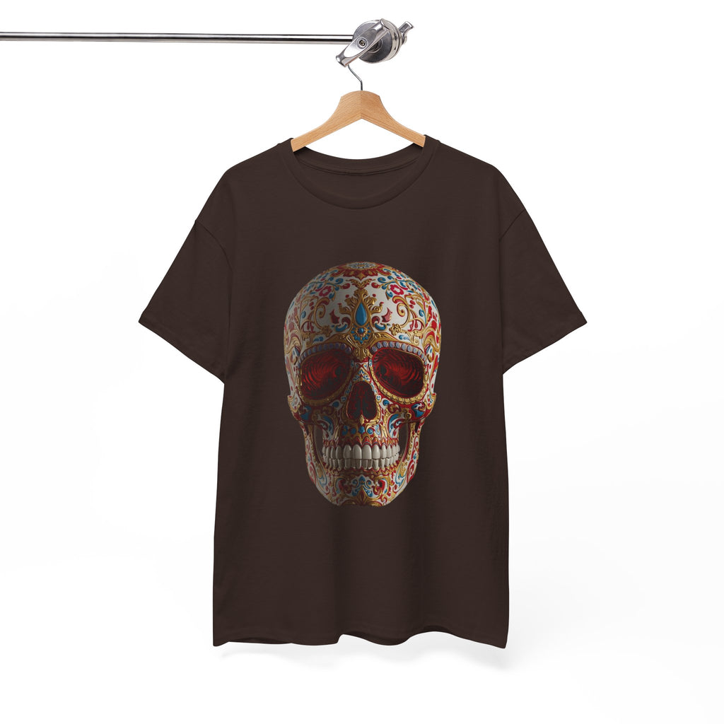 Sugar Skull T-Shirt — Day of the Dead Floral Skull Tee